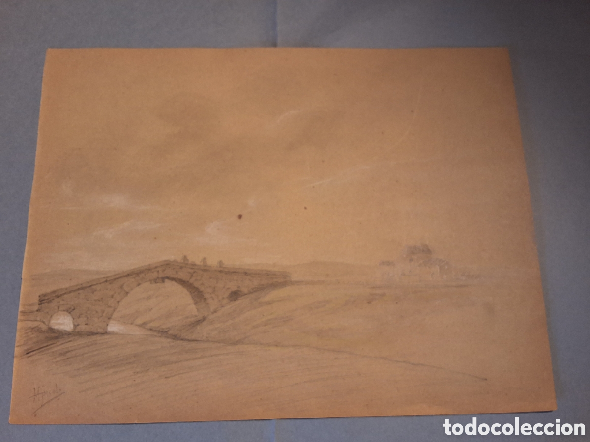 Arte: Manuel Picolo. Puente y casa.