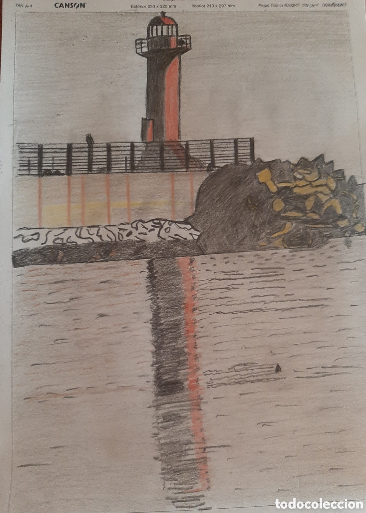 Arte: Dibujo hecho a l&aacute;pices de colores