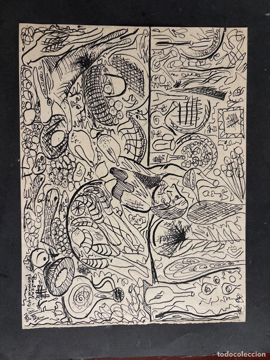 Arte: Dibujo original de Albert Porta Zush 1968