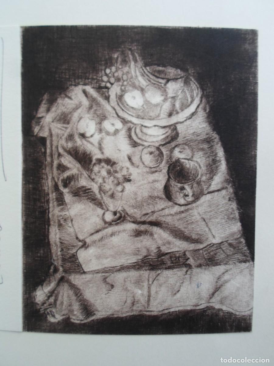 Arte: Carmen Charro Garc&iacute;a (Madrid, 1940) dibujo 1994 de 18x16 montado cart&oacute;n de 31x21cms, firmado y dedic