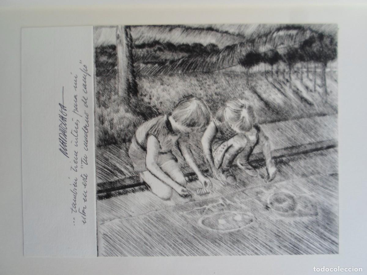Arte: Felipe Madariaga (Madrid 1937) dibujo de 1994 de 16x16 en papel 21x31cms firmado mano