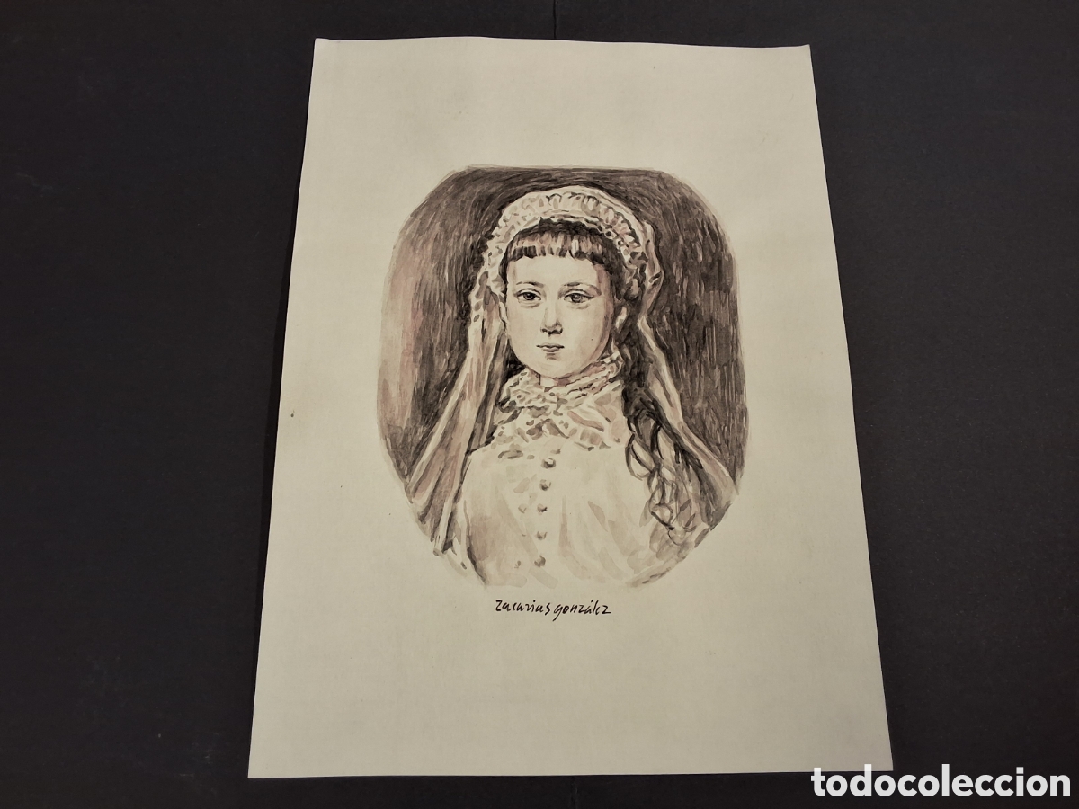 Arte: Zacarias Gonz&aacute;lez. Retrato de ni&ntilde;a.