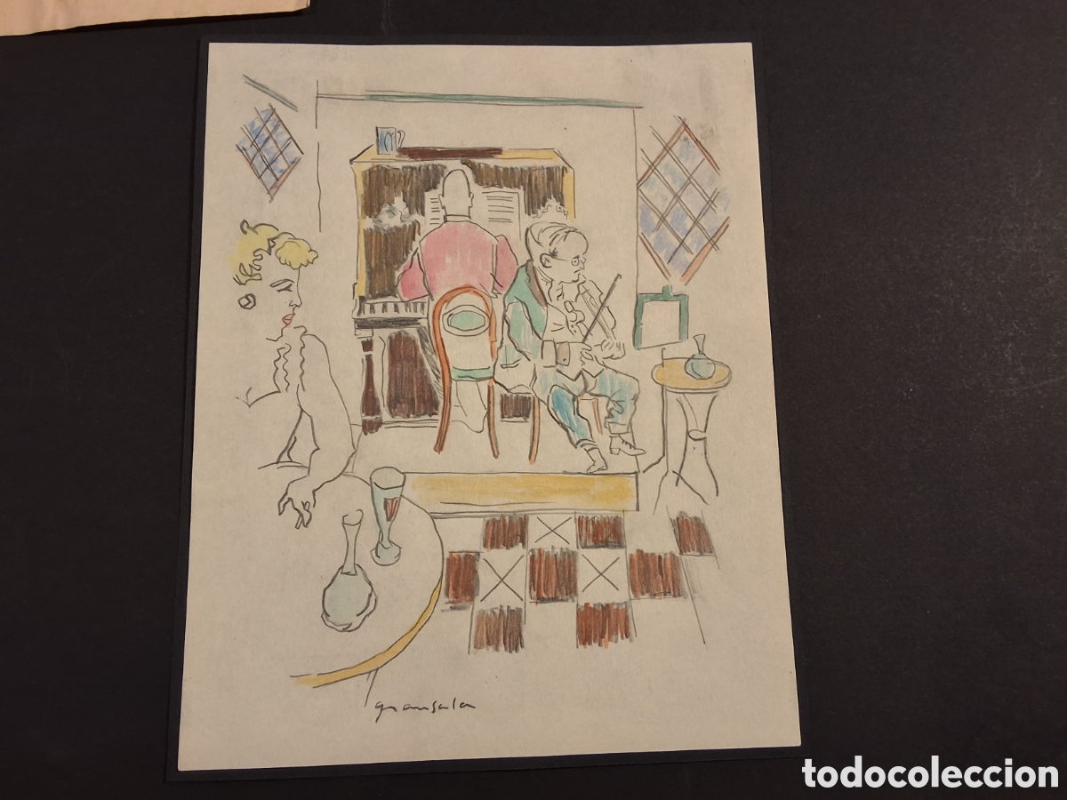Arte: Emilio Grau Sala. El concierto en el caf&eacute;.