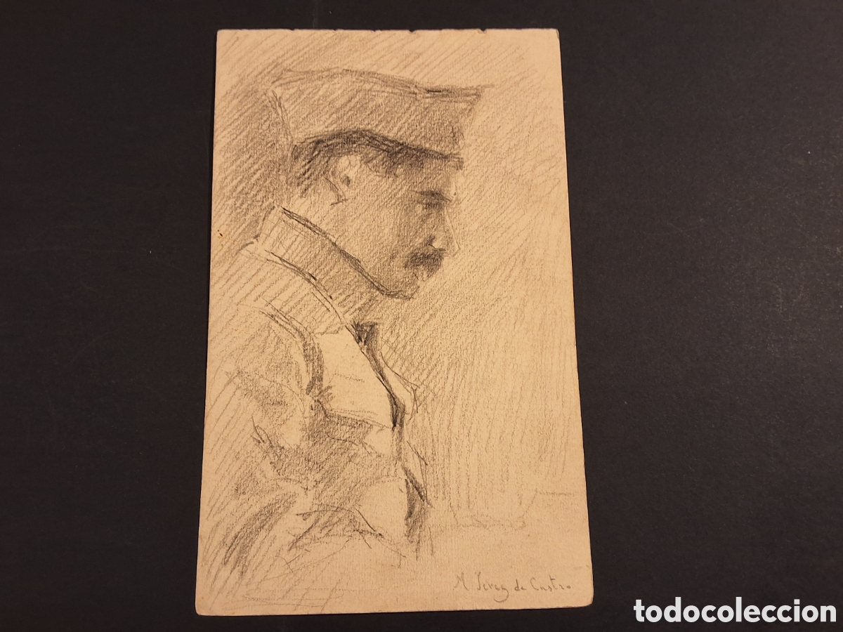 Kunst: Mariano P&eacute;rez de Castro. Retrato de militar.