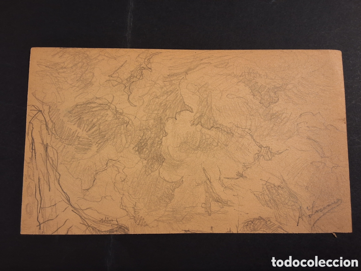 Arte: Angel Lizcano. Estudio de nubes.