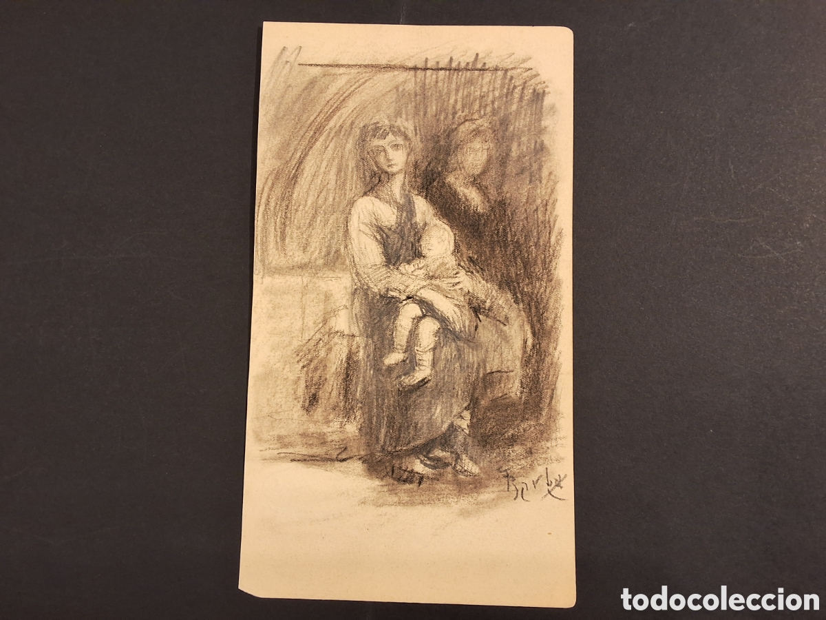 Arte: Juan Barba. Madre e hijo.