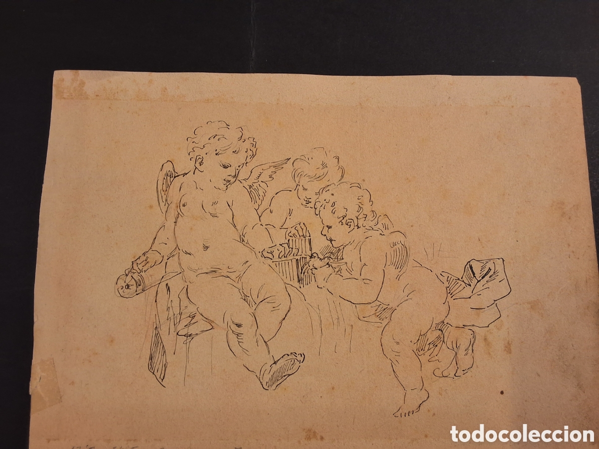 Arte: Anonimo. Escena rom&aacute;ntica,. - Foto 2