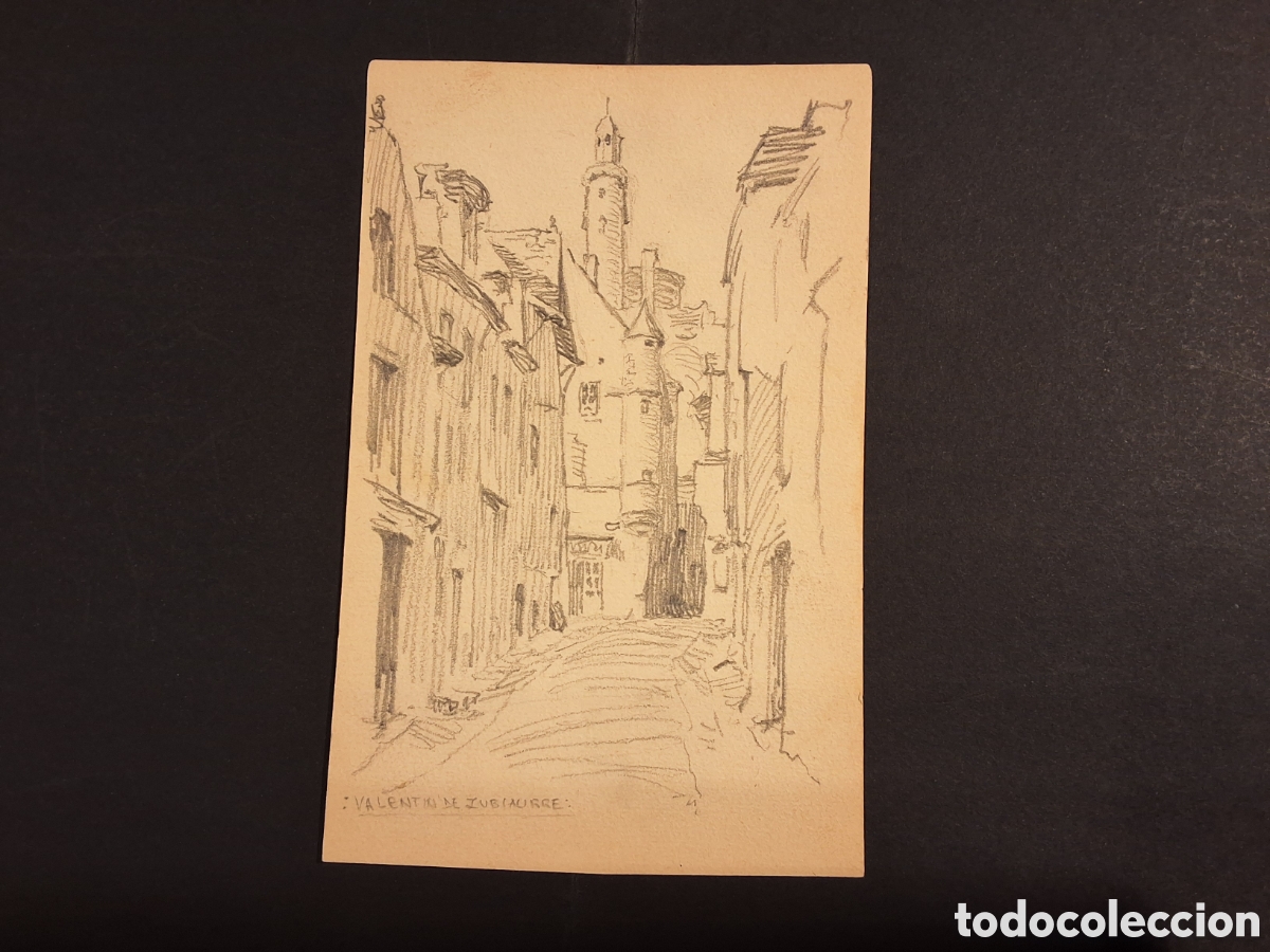 Arte: Valent&iacute;n de Zubiaurre. Una calle.