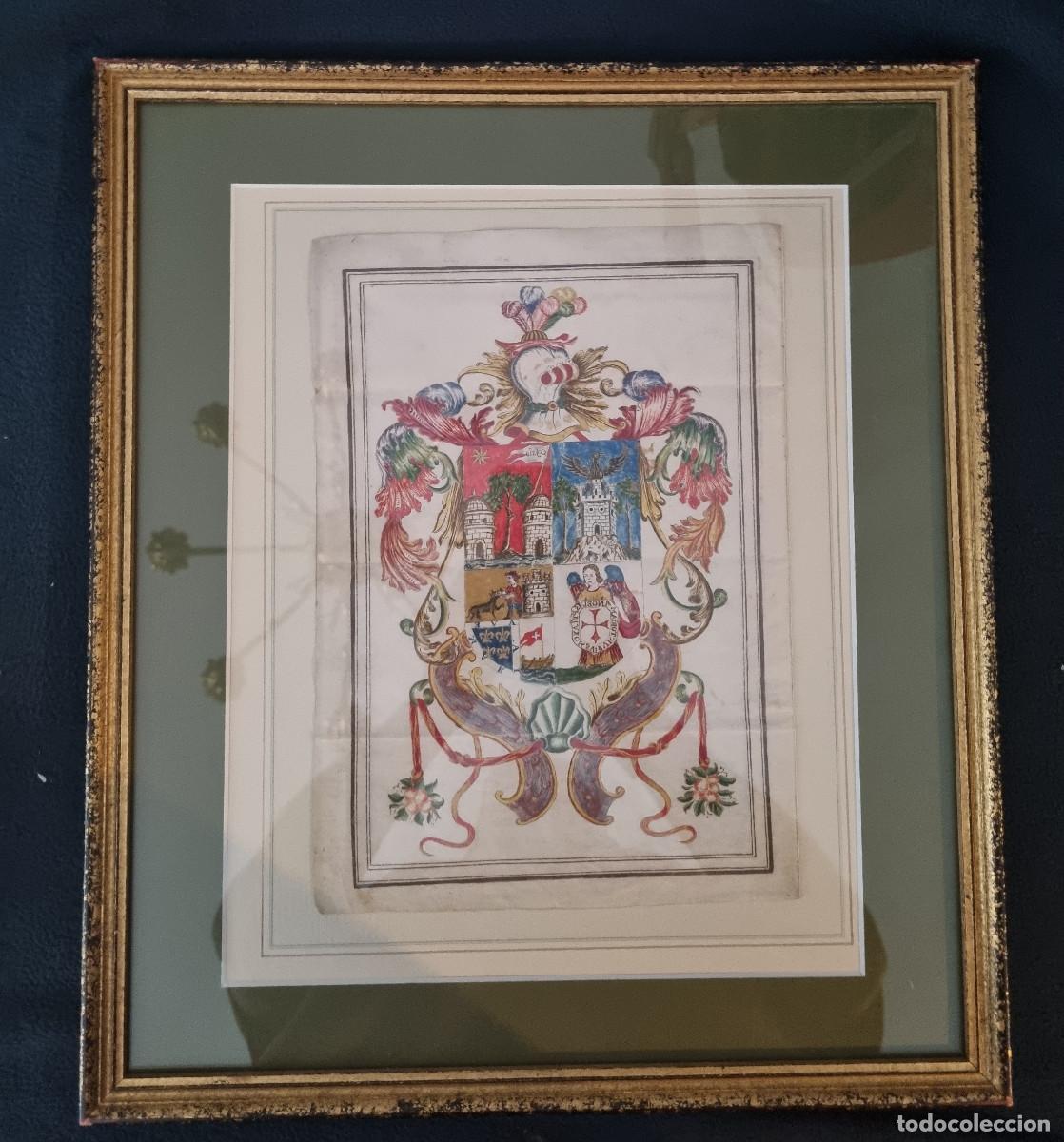 Arte: PAREJA DE ESCUDOS HERALDICOS, siglo XVII