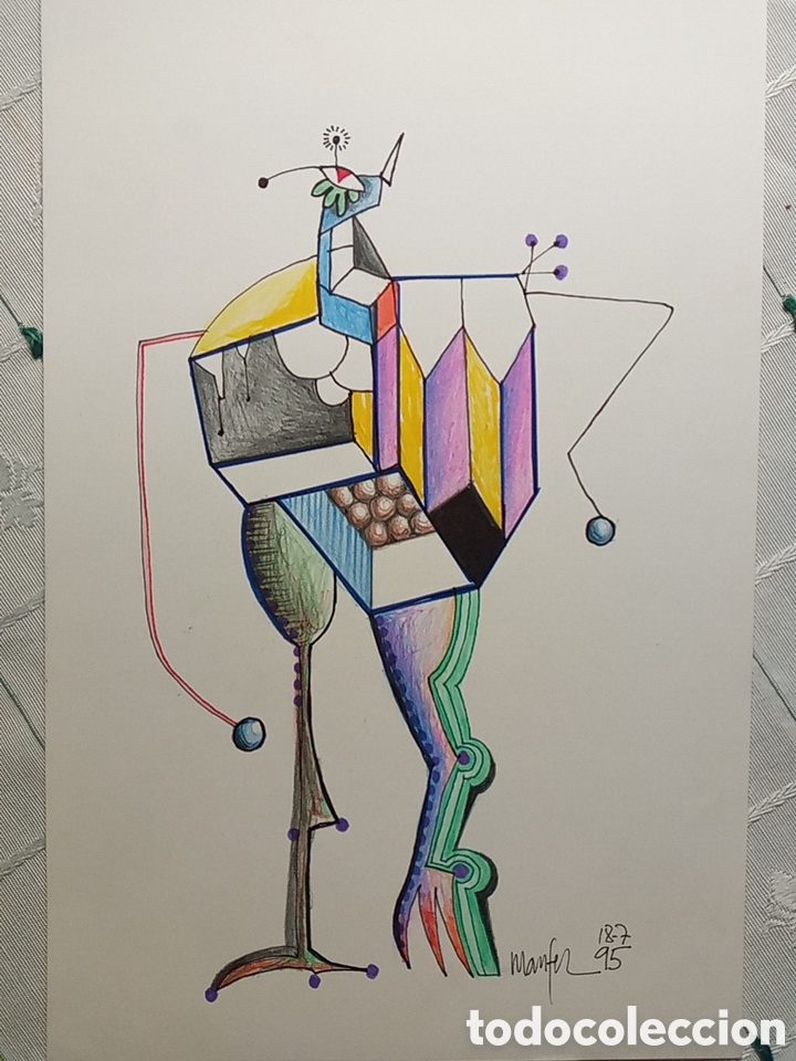 Arte: DIBUJO ORIGINAL DE MANFER.A&Ntilde;O 1995.SURREALISMO.