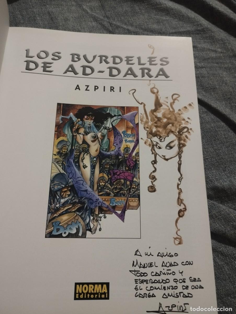 Arte: dibujo y firma original de alfonso azpiri en los burdeles de ad-dara