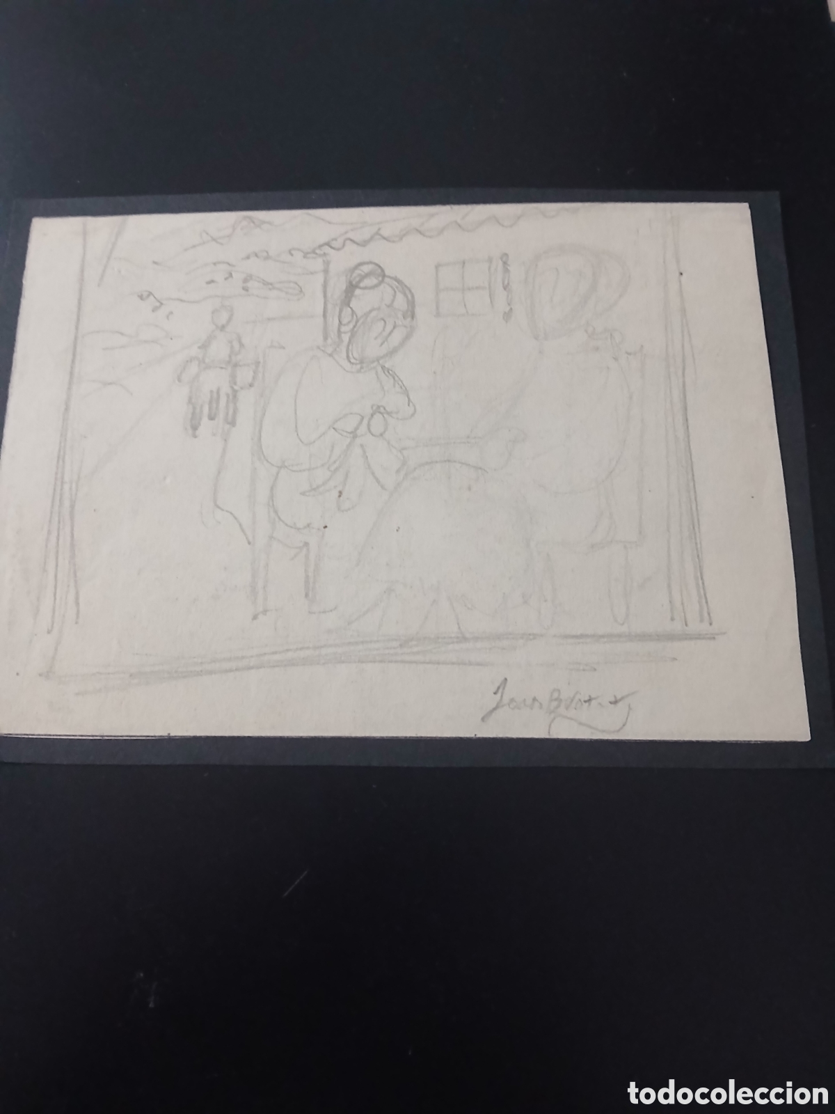 Arte: Dibujo firmado j brota