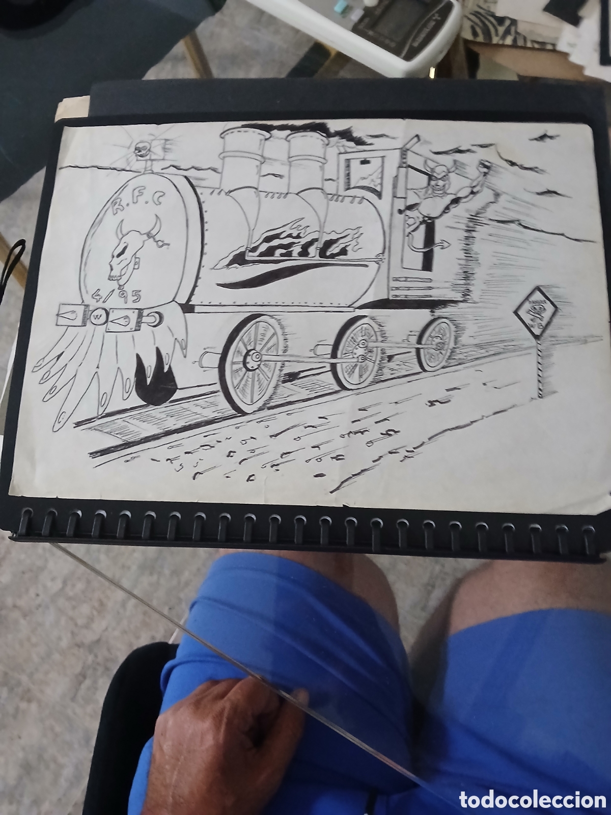 Arte: Dibujo la tinta sin firma