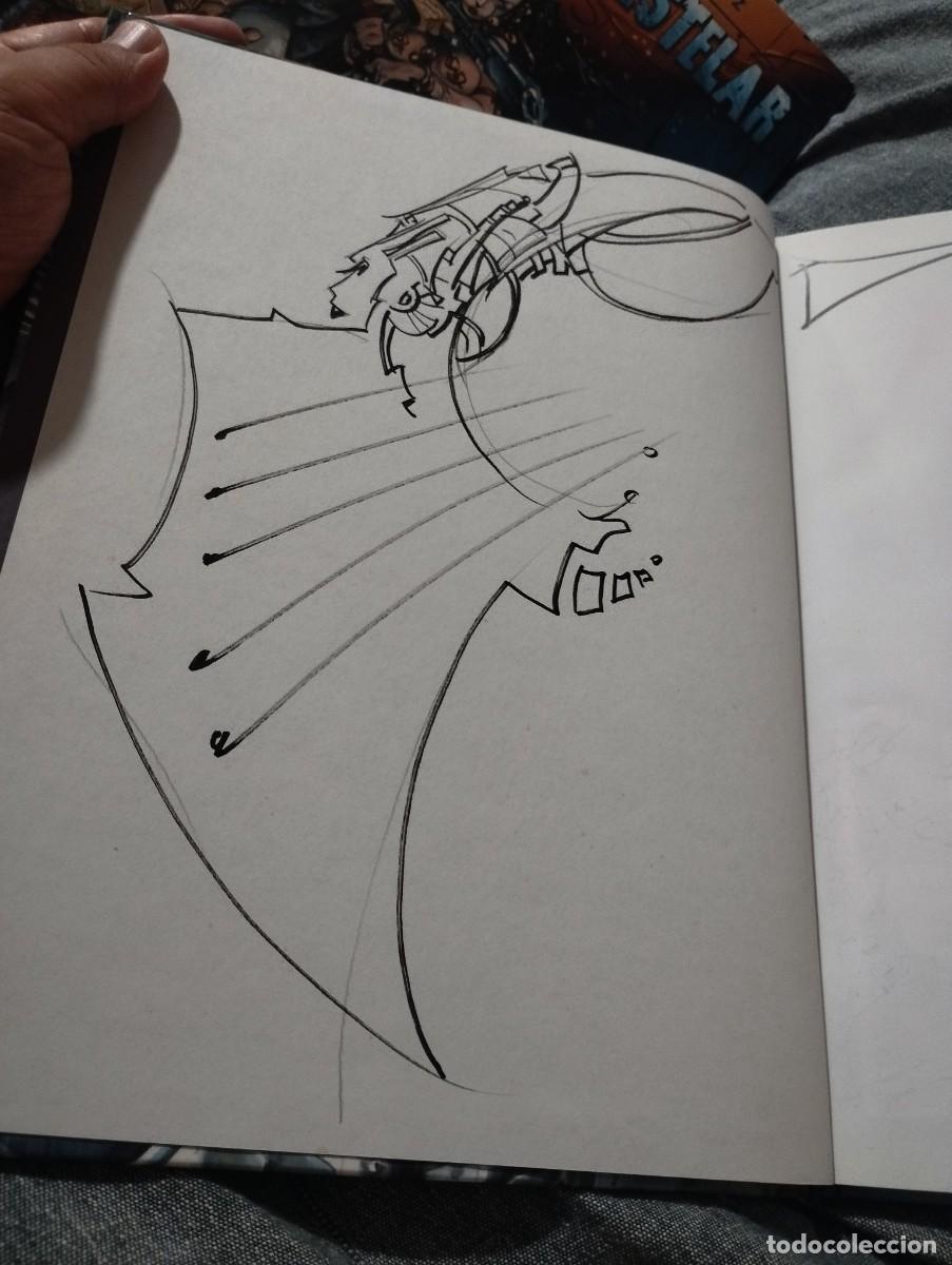Arte: DIBUJO ORIGINAL ARTE ALFONSO AZPIRI FIRMA Y DEDICATORIA SUE&Ntilde;OS