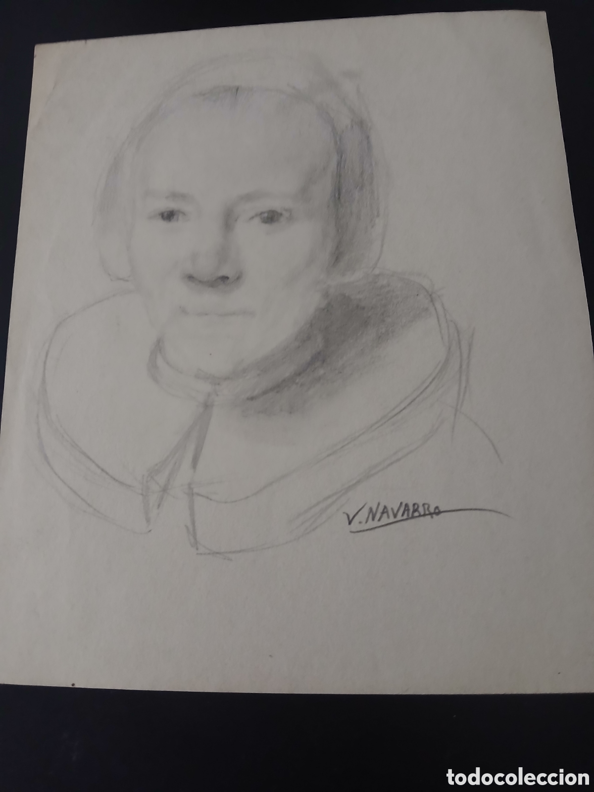 Arte: Dibujo firmado v,navarro