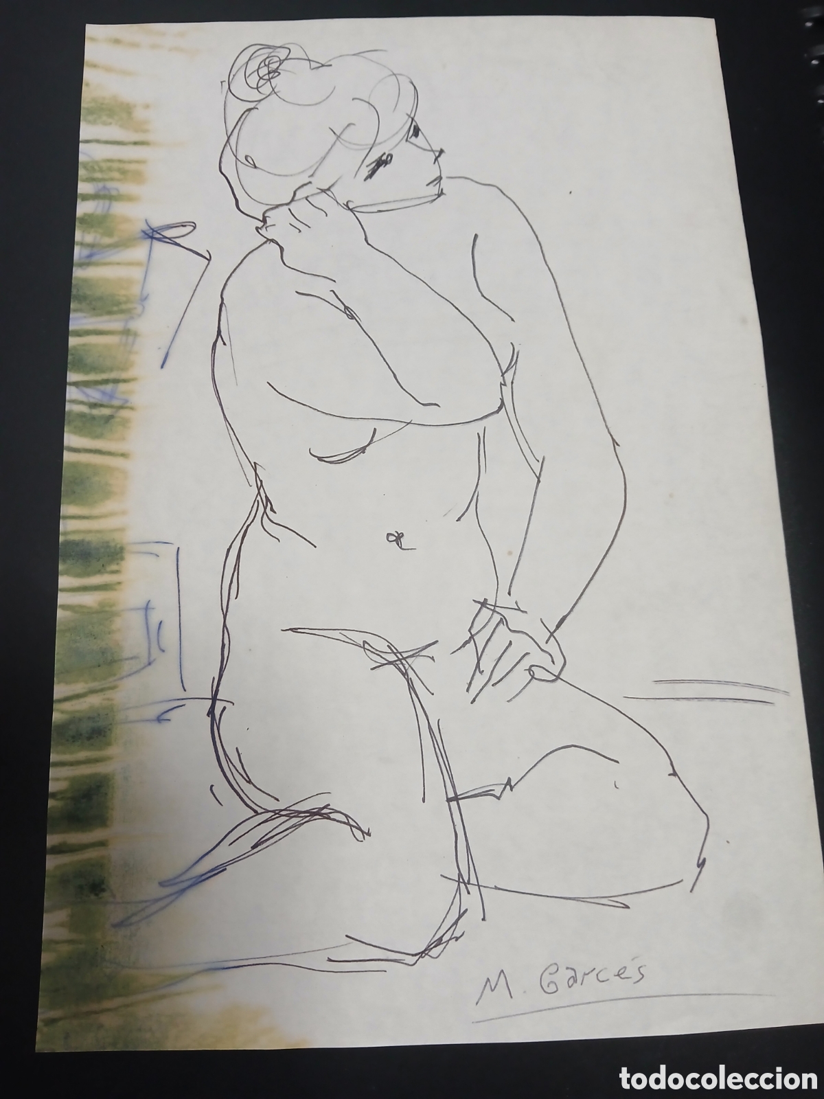 Arte: Dibujo firmado m garces
