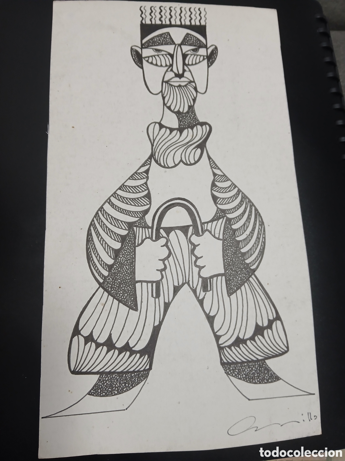 Arte: Dibujo firmado sin identificar