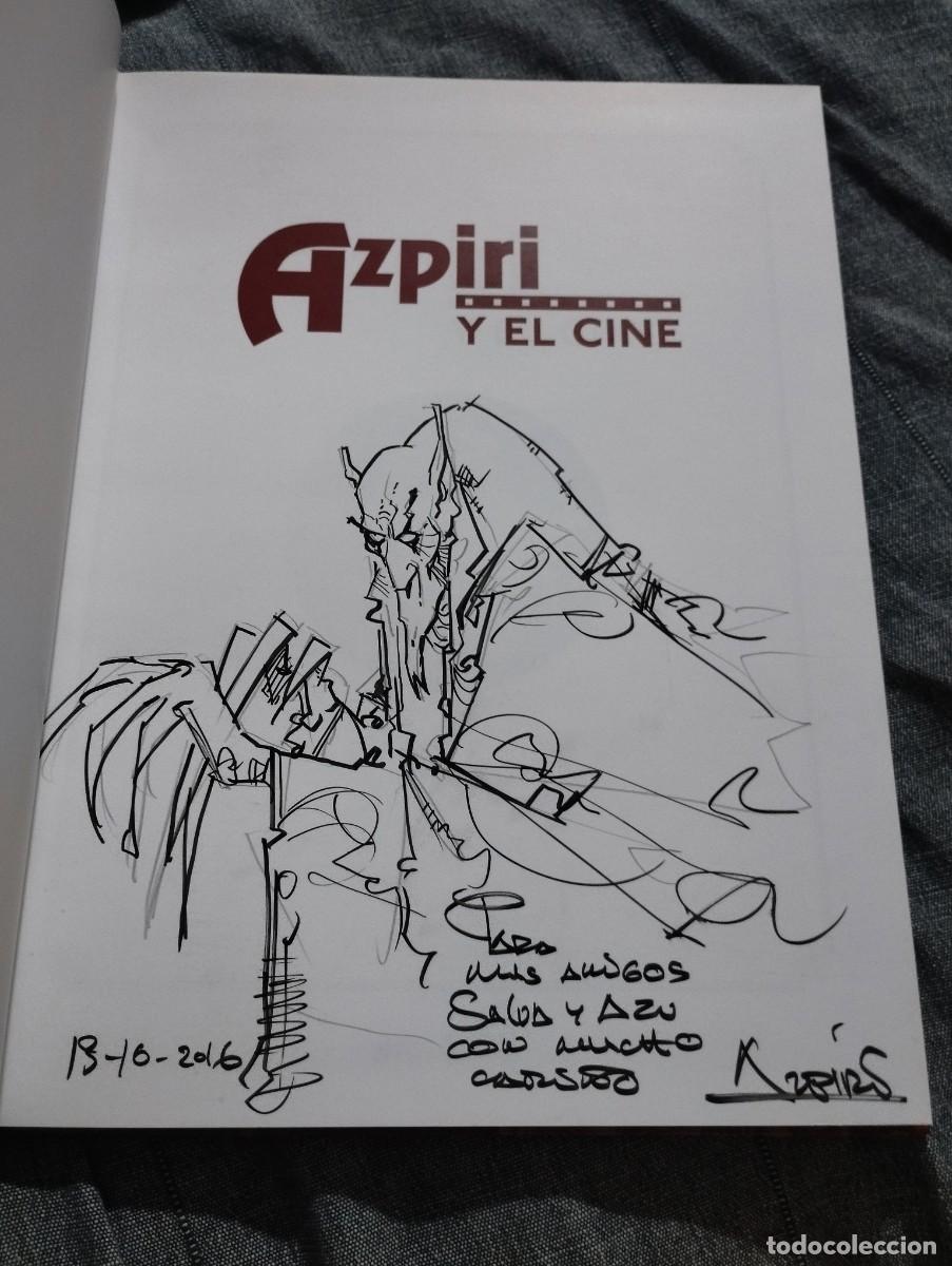 Arte: ORIGINAL ALFONSO AZPIRI Y DEDICATORIA ARTE dibujo