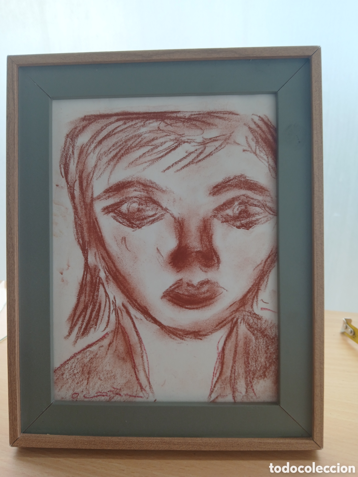 Arte: Dibujo acera firmado oca&ntilde;a