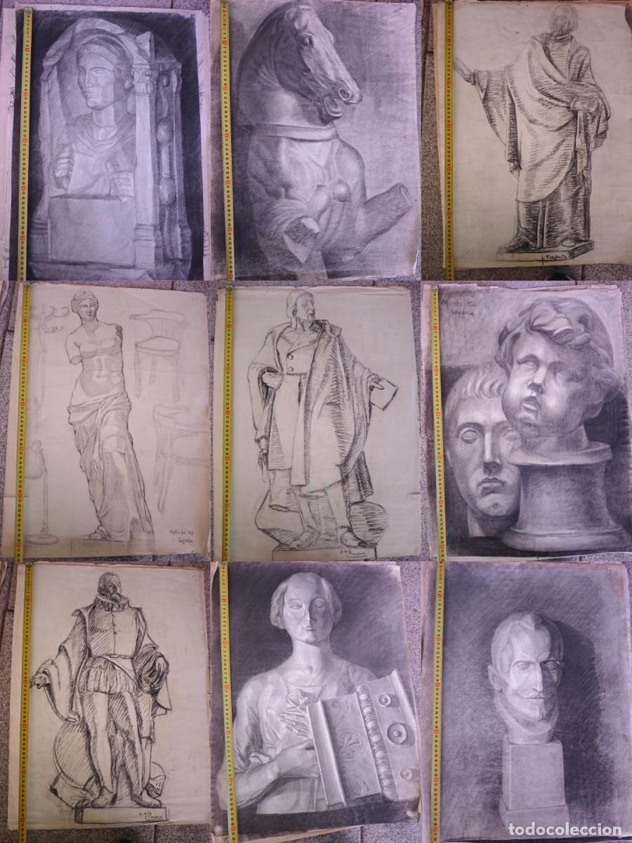 Arte: LOTE11 DIBUJOS ANTIGUOS SEGOVIA A&Ntilde;OS 40 - J. TRAPERO