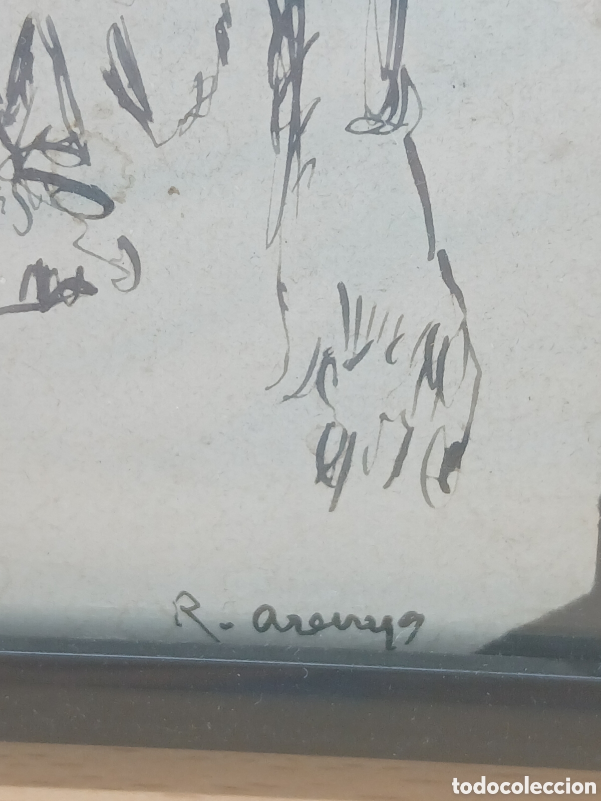 Arte: Dibujo a plumilla sin identificar - Foto 2