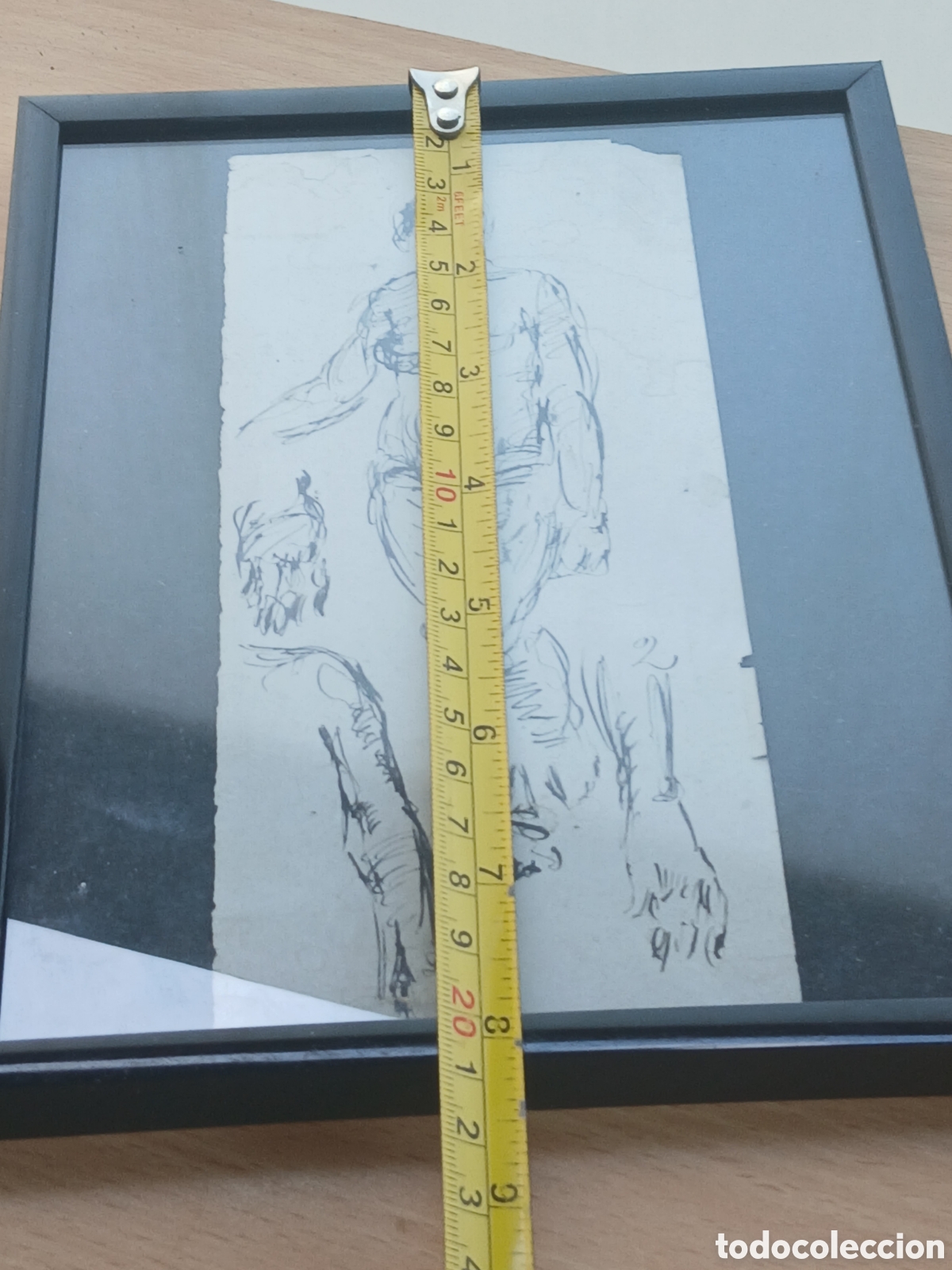 Arte: Dibujo a plumilla sin identificar - Foto 5