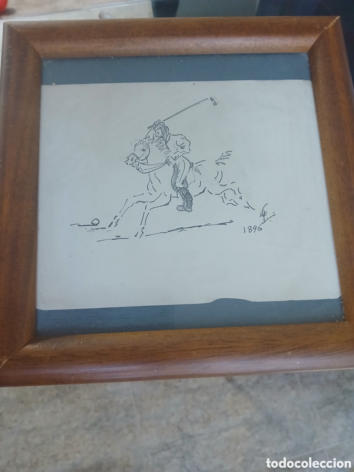Arte: Dibujo firmado sin identificar