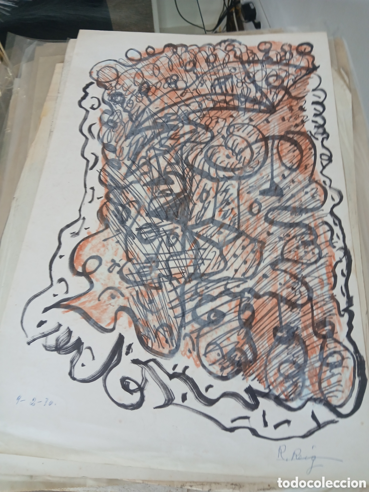 Arte: Dibujo firmado sin identificar