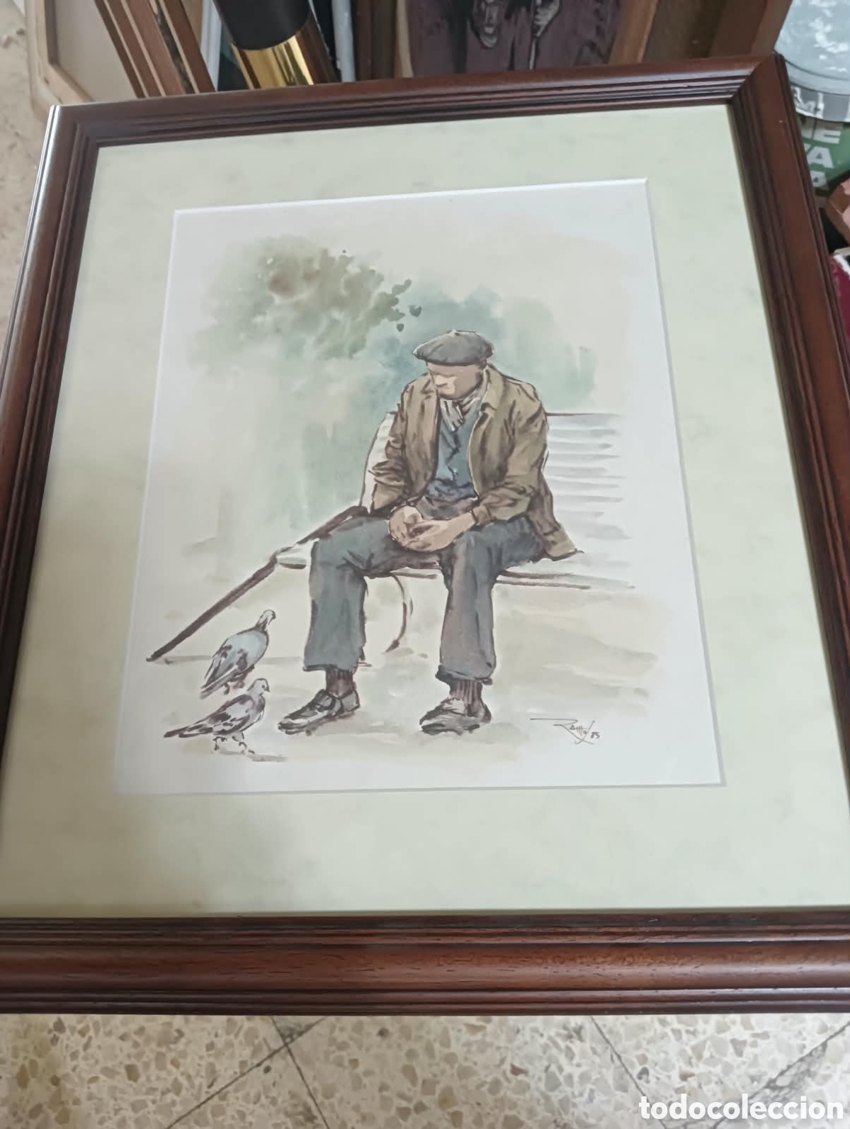 Arte: Dibujo firmado por Ramos