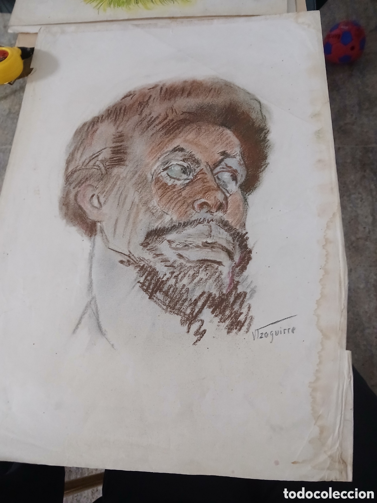 Arte: Dibujo firmado a identificar