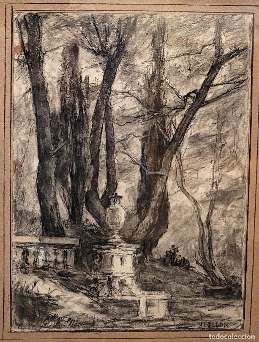 Arte: El Parque, Villa de las Tinajas - Barth&eacute;l&eacute;my NIOLLON (1849-1927)