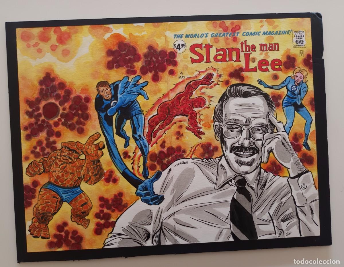 Arte: Dibujo original homenaje a Stan Lee