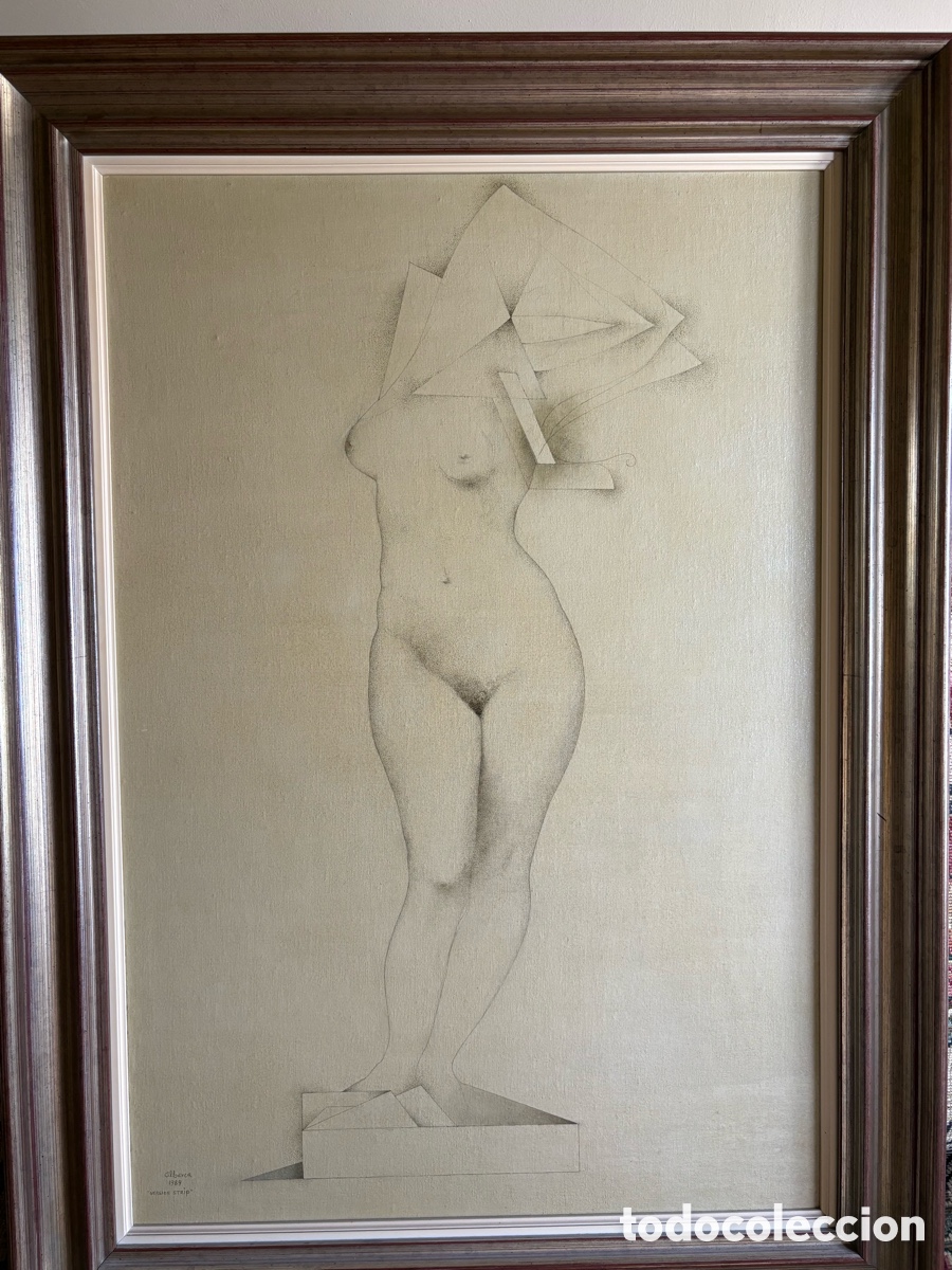 Arte: Gabriel Alberca-Desnudo versi&oacute;n strip, obra original firmada