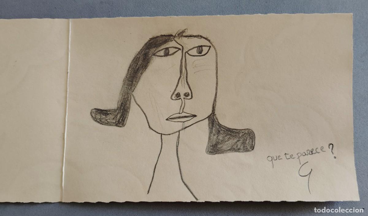 Arte: DIBUJO. ATRIBUIDO AL ENTORNO DE OSVALDO GUAYASAMIN..ENVIO INCLUIDO.