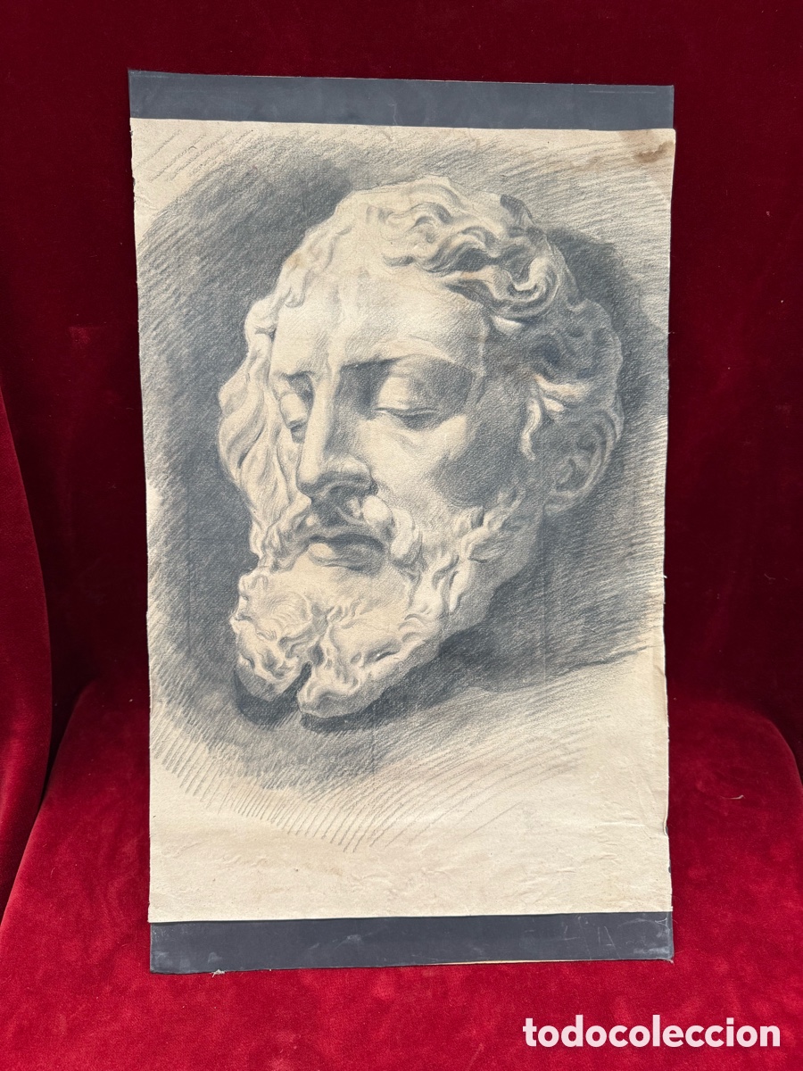 Arte: Bonito cuadro carboncillo sobre papel!