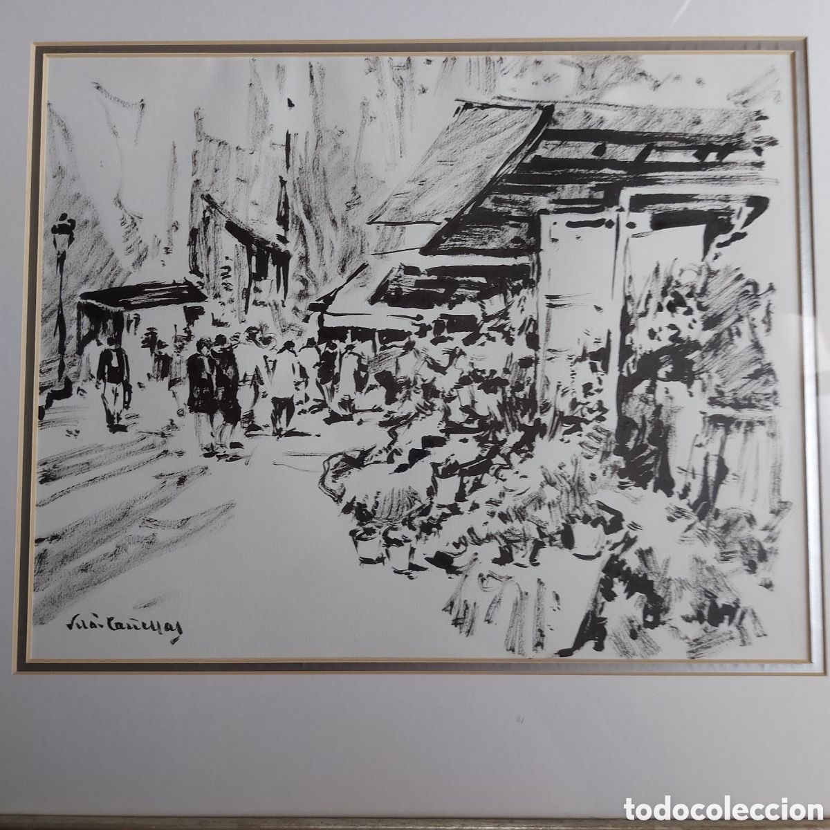Arte: VILA CA&Ntilde;ELLAS LAS RAMBLAS DE BARCELONA