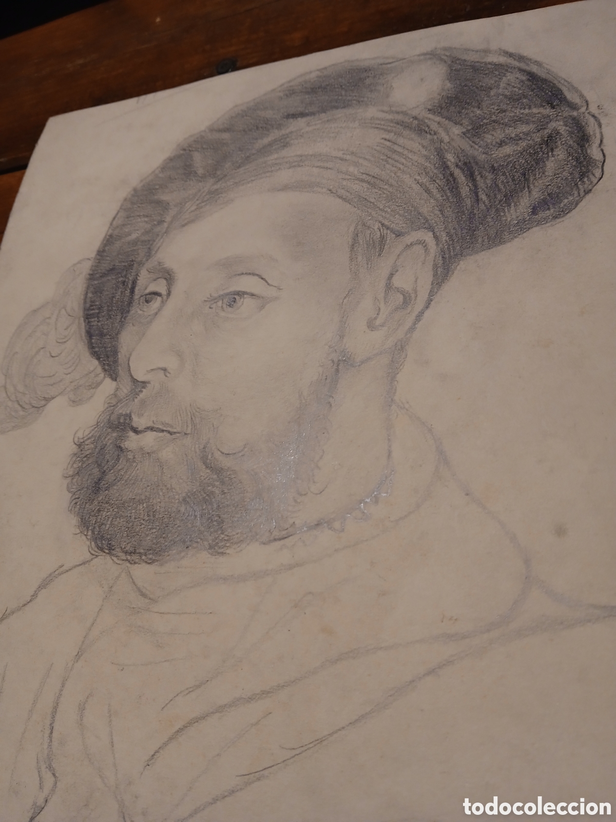 Arte: Dibujo antiguo original - Foto 2