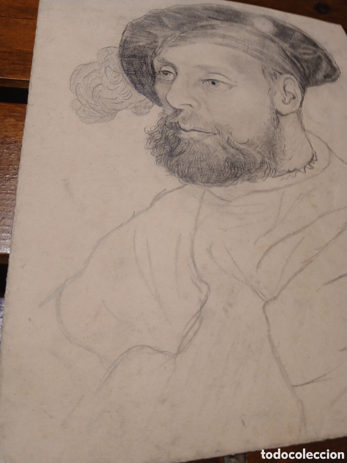 Arte: Dibujo antiguo original - Foto 4