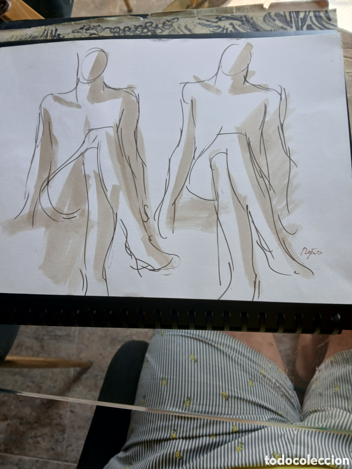 Arte: Dibujo original firmado