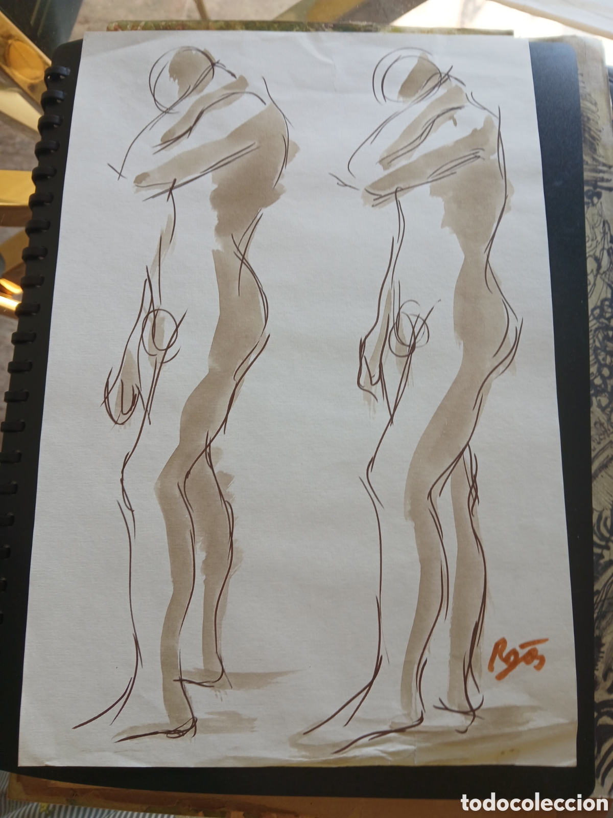 Arte: Dibujo firmado original