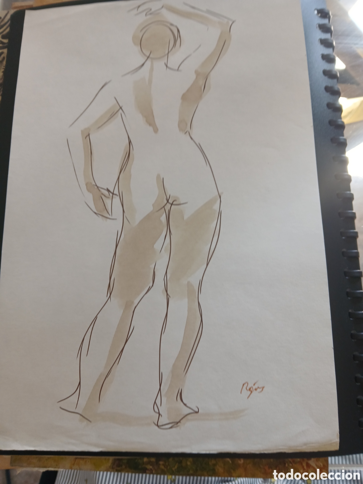 Arte: Dibujo original firmado