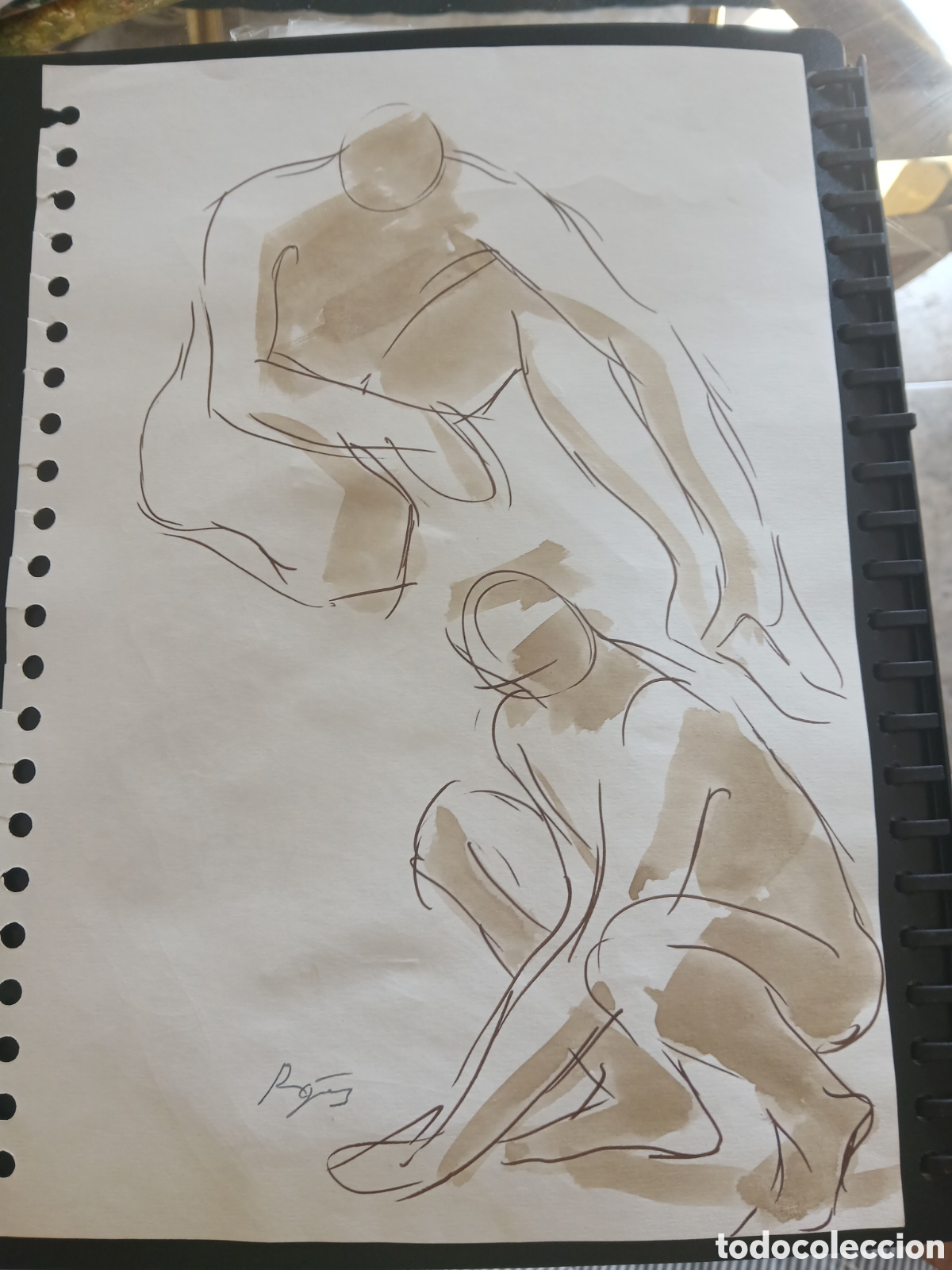 Arte: Dibujo original firmado