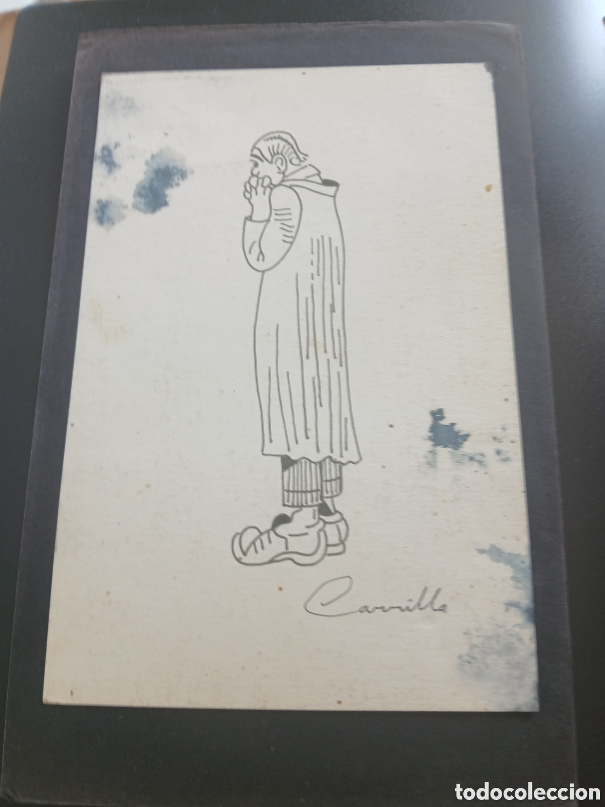 Arte: Dibujo firmado carrillo.