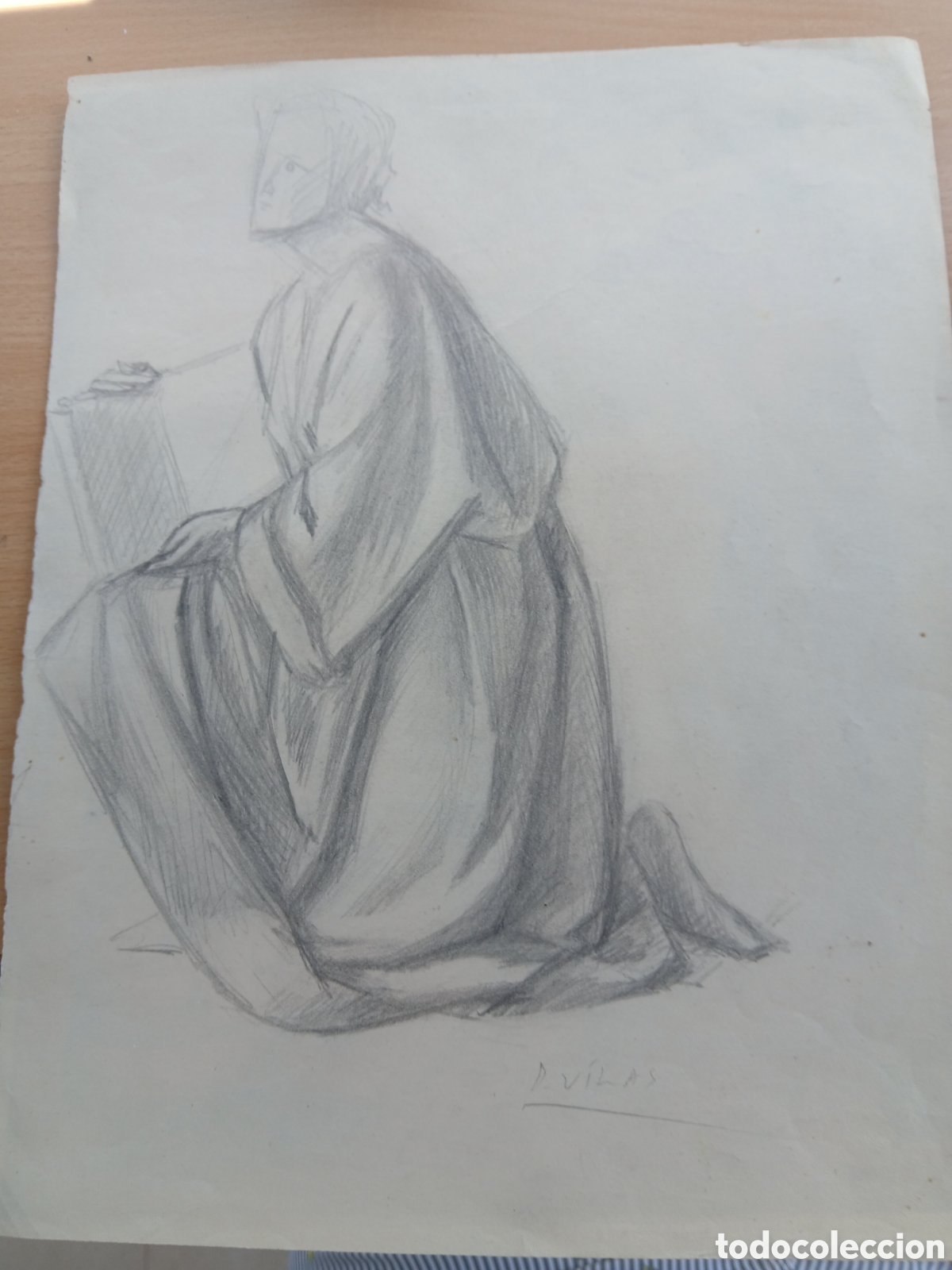 Arte: Dibujo firmado d vilas
