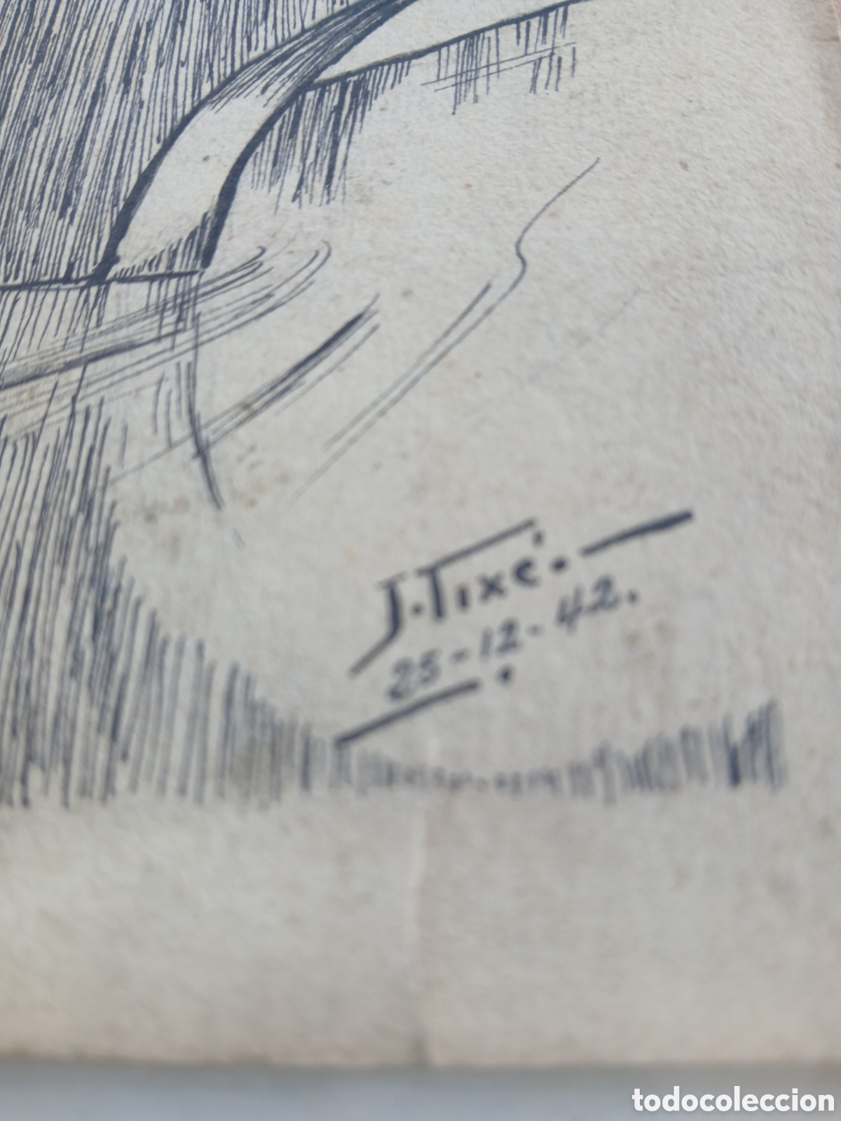 Arte: Dibujo original sin identificar - Foto 2