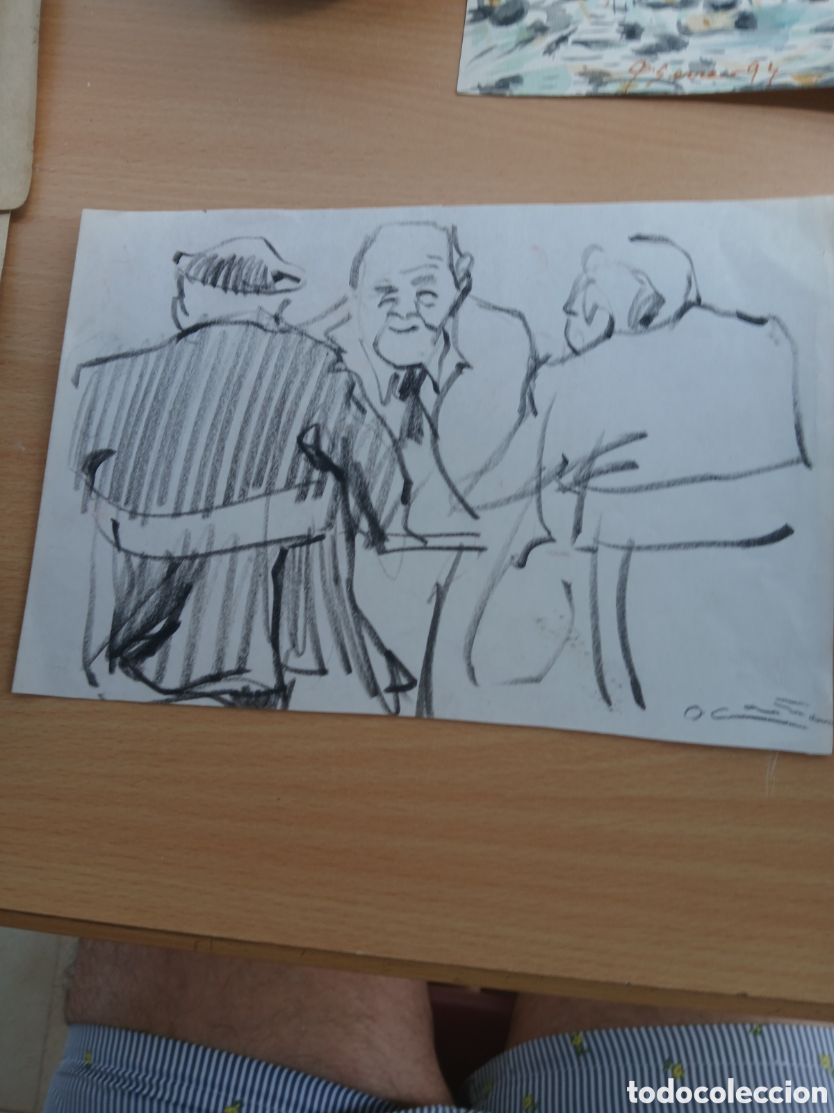 Arte: Dibujo original firmado oca&ntilde;a