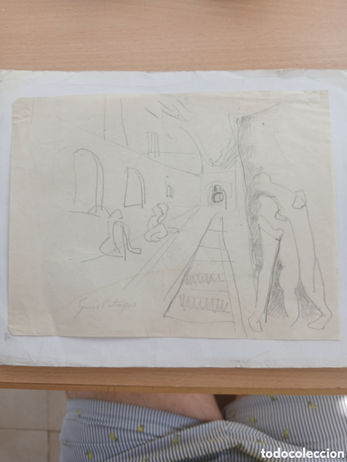 Arte: Dibujo firmado sin identificar