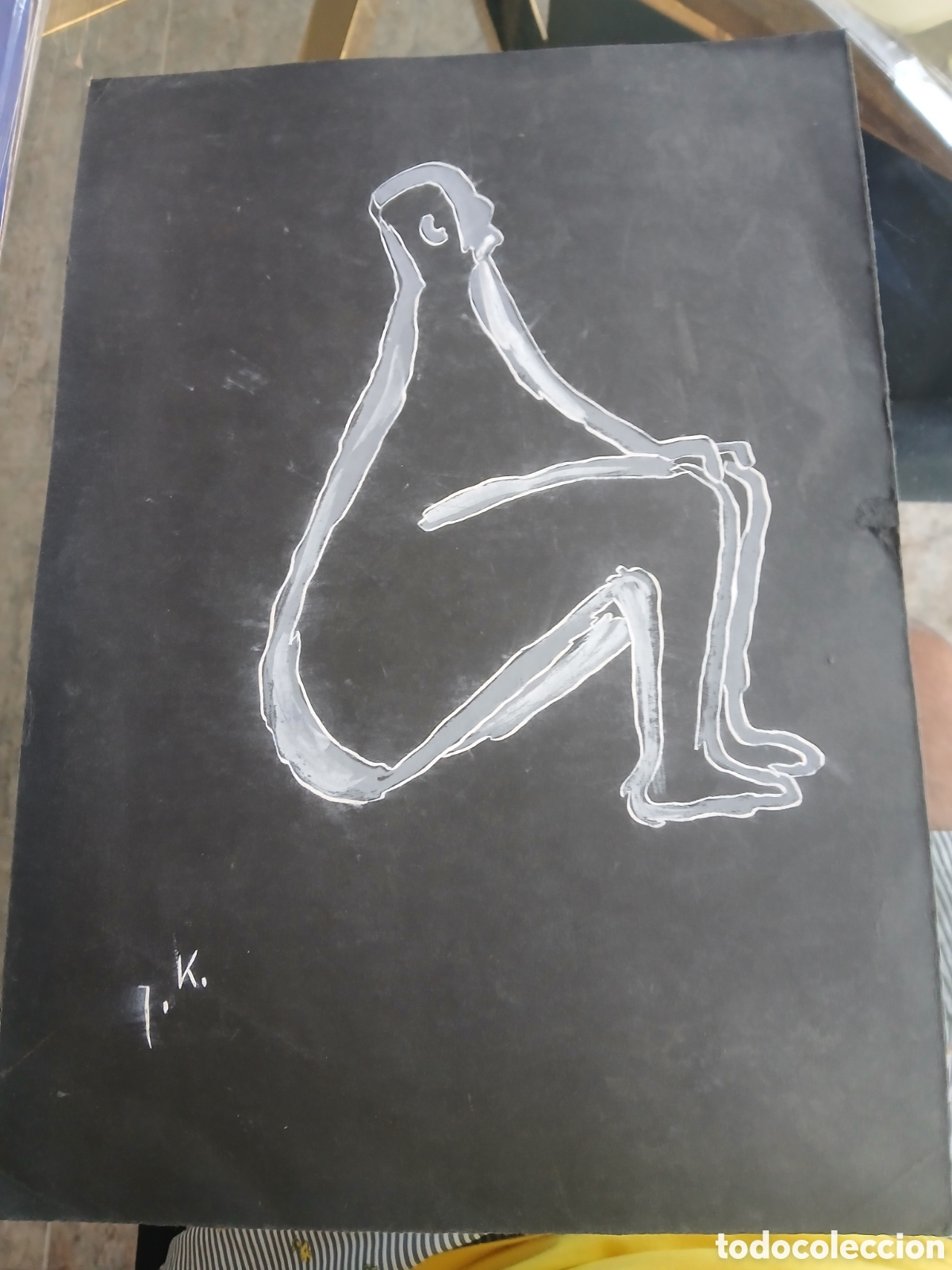 Arte: Dibujo original firmado identificar