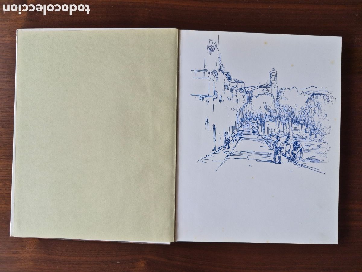 Arte: Xavier vi&ntilde;olas, dibujo en la primera pagina el libro