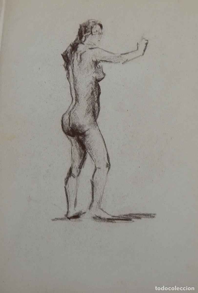 Arte: Manuel Vicente Mora. Carboncillo sobre papel. &rdquo;Desnudo femenino&rdquo;. Sin firmar. 40x28 cm.